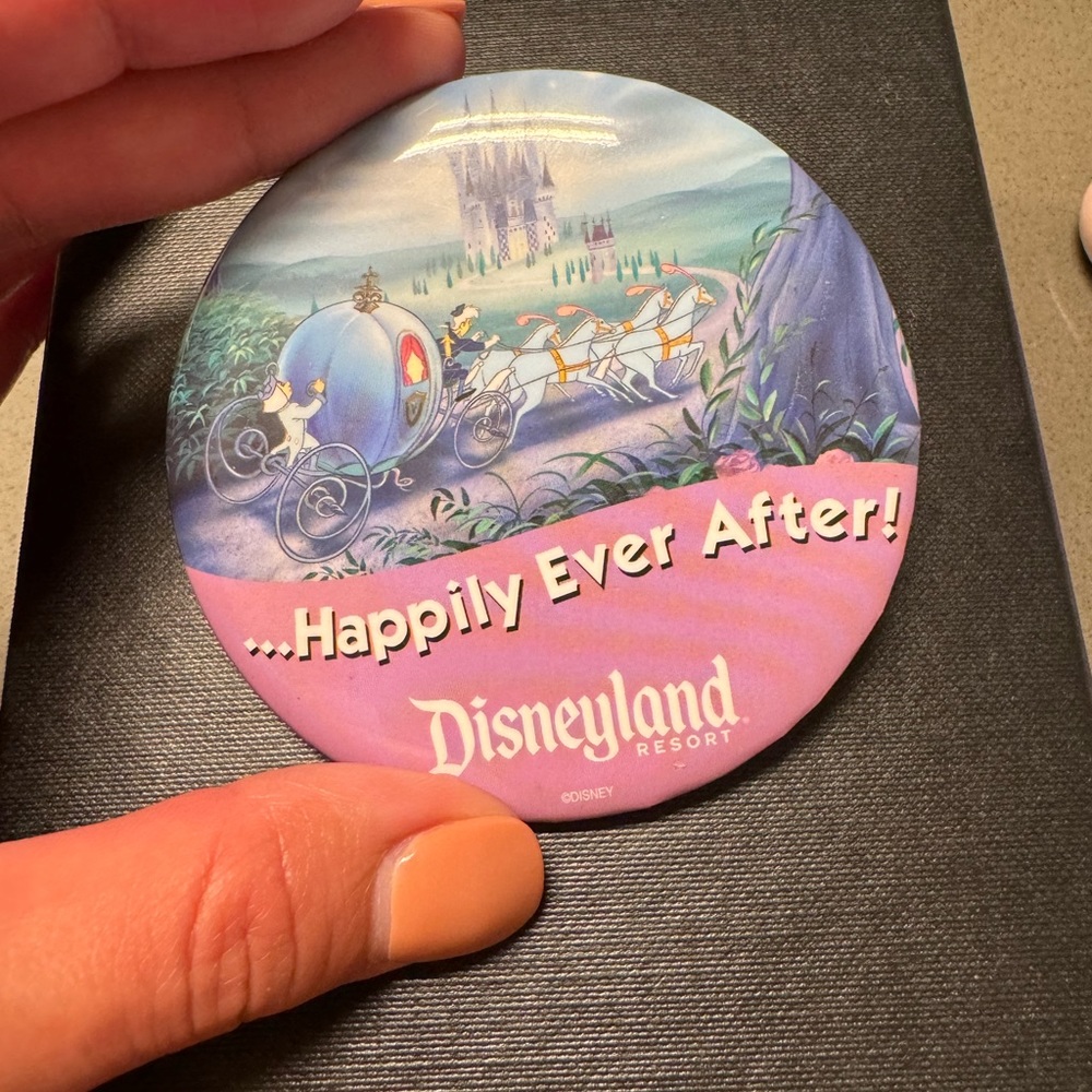 Disneyland Happily Ever After Button